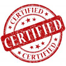 Certification and standardisation